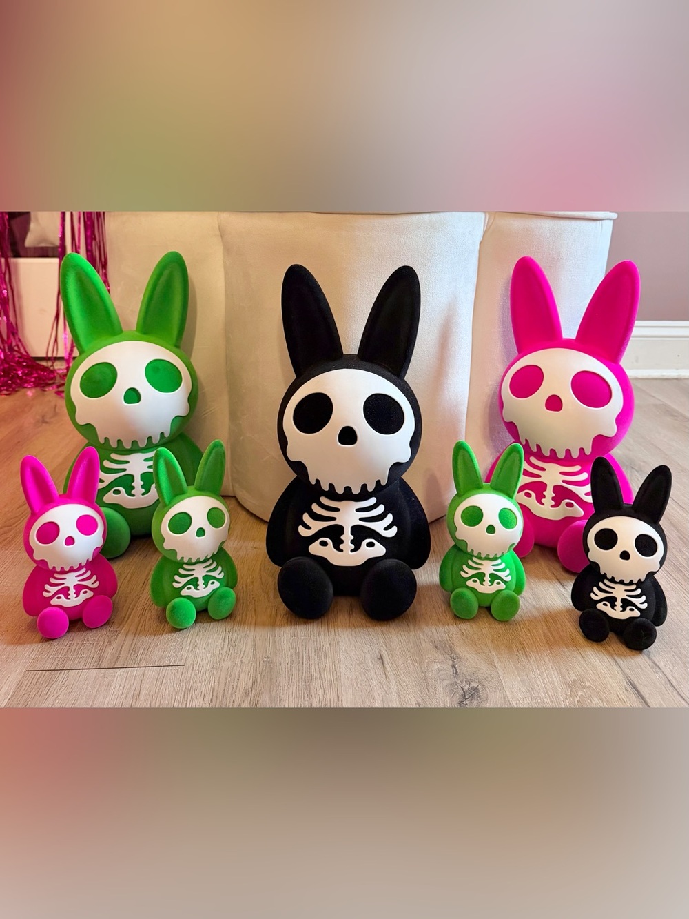 Halloween Skeleton Rabbits - Picture 4 of 6